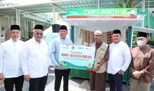 KDEKS-BSB Sinergi Bangun Ekonomi Umat Melalui Bantuan Kios Kontainer Mart-Booth Masjid