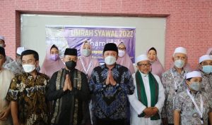 Sempat Tertunda Akibat Pandemi, HD Kembali Lepas Keberangkatan Jemaah Umroh