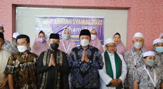 Sempat Tertunda Akibat Pandemi, HD Kembali Lepas Keberangkatan Jemaah Umroh