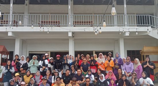 Menyambut Bulan Suci Ramadhan, Museum Batubara Bukit Asam Masih Lakukan Senam Sehat