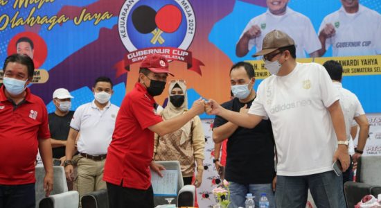 Plh Sekda Sumsel Resmi Tutup Kejurda Tenis Meja Gubernur Cup 2021
