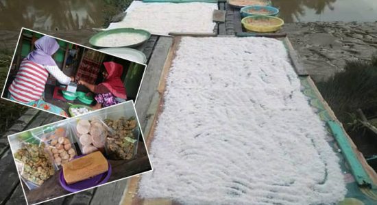 TP PKK Talang Lubuk Produksi Tepung Buah Nipah