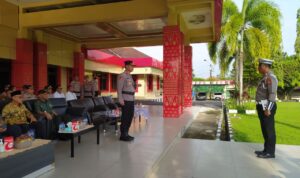 Apel Gelar Pasukan Operasi Lilin Musi 2022, Kapolres Banyuasin Sampaikan Amanat Kapolri