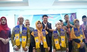 Gubernur Herman Deru Lepas Penerbangan Perdana Rute Internasional Palembang - Madinah