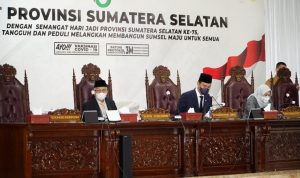 Mawardi Simak Pandangan Umum 9 Fraksi DPRD Sumsel