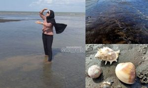 Pesona Pasir Hitam Pantai Tanjung Carat