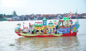Pemprov-Pemkot Palembang Kembali Gelar Parade Kapal Hias di Sungai Musi