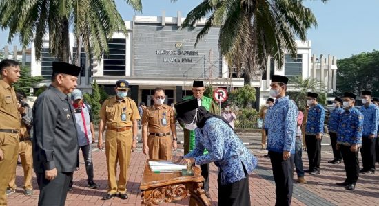 pelantikan-asn-muara enim Sebanyak 244 Orang PNS Kabupaten Muara Enim Diambil Sumpah