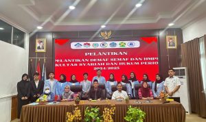 Pelantikan DEMAF, SEMAF, dan HMPS Fakultas Syariah dan Hukum UIN RF 2024-2025