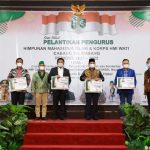 Hadiri Pelantikan Pengurus HMI, Deru Gandeng Salurkan Bansos