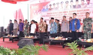 Bupati dan Wakil Bupati Banyuasin Hadiri Pelantikan 166 Ketua RT dan RW