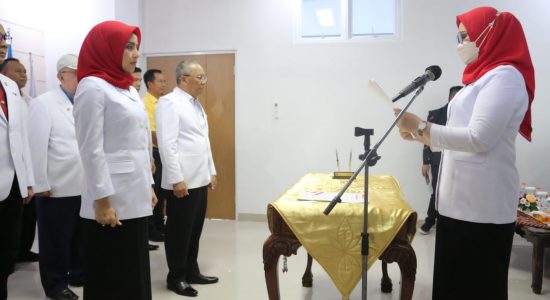 pelantikan-pengurus-PMI-kota-lubuklinggau Lantik PMI Lubuklinggau, Feby Deru: PMI Terus Komitmen Jalankan Misi Kemanusiaan