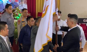 Ratu Dewa Hadiri Pelantikan Pengurus KONI Kecamatan Sako