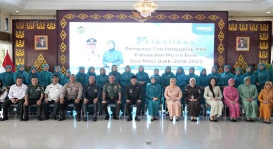 Pelantikan Pengurus TP PKK Muara Enim, Pj Bupati Harapkan Peran Aktifnya