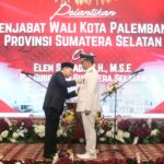 Pj Gubernur Elen Setiadi Lantik Cheka Virgowansyah Sebagai  Pj Walikota Palembang Gantikan Dr. A Damenta