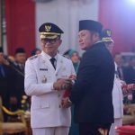 pelantikan-pj-bupati-banyuasin Hani Syopiar Rustam Dilantik Sebagai PJ Bupati Banyuasin Bersama 6 Kepala Daerah Lain