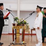 pelantikan-pj-bupati-muba-apriadi Lantik Apriadi Jadi Pj Bupati Muba, HD Sampaikan Tiga Pesan Penting