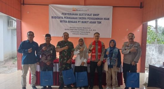 CSR PT Bukit Asam dan Polres Muara Enim Kembangkan Masyarakat Melalui Kearifan Lokal