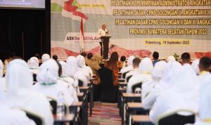 Deputi LAN RI Puji Komitmen Pemprov Sumsel Meningkatkan Kompetensi SDM