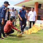 Gandeng Damkar Banyuasin, Lapas Banyuasin Gelar Pelatihan Penanggulangan Bencana Kebakaran