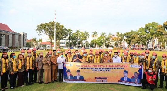 Herman Deru Ajak Tokoh Penggerak Moderasi Beragama Budha, Kenalkan Budaya Bumi Sriwijaya