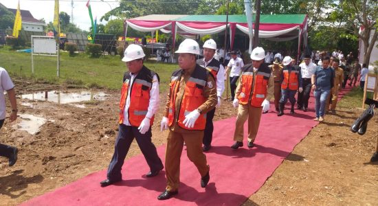 Askolani Hadiri Peletakan Batu Pertama Gedung Pengadilan Agama Pangkalan Balai