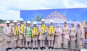 Agus Fatoni Lakukan Peletakan Batu Pertama Pembangunan Kantor Vertikal Kabupaten Ogan Ilir