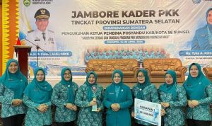 Merry Hani Resmi Dikukuhkan Menjadi Ketua Pembina Posyandu Kabupaten Banyuasin