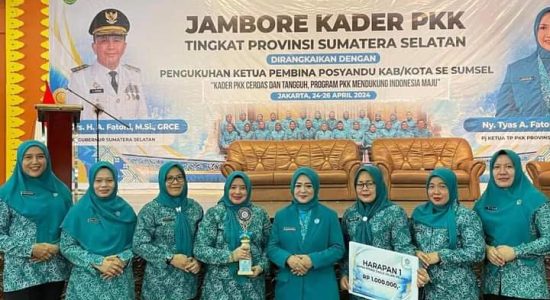 Merry Hani Resmi Dikukuhkan Menjadi Ketua Pembina Posyandu Kabupaten Banyuasin