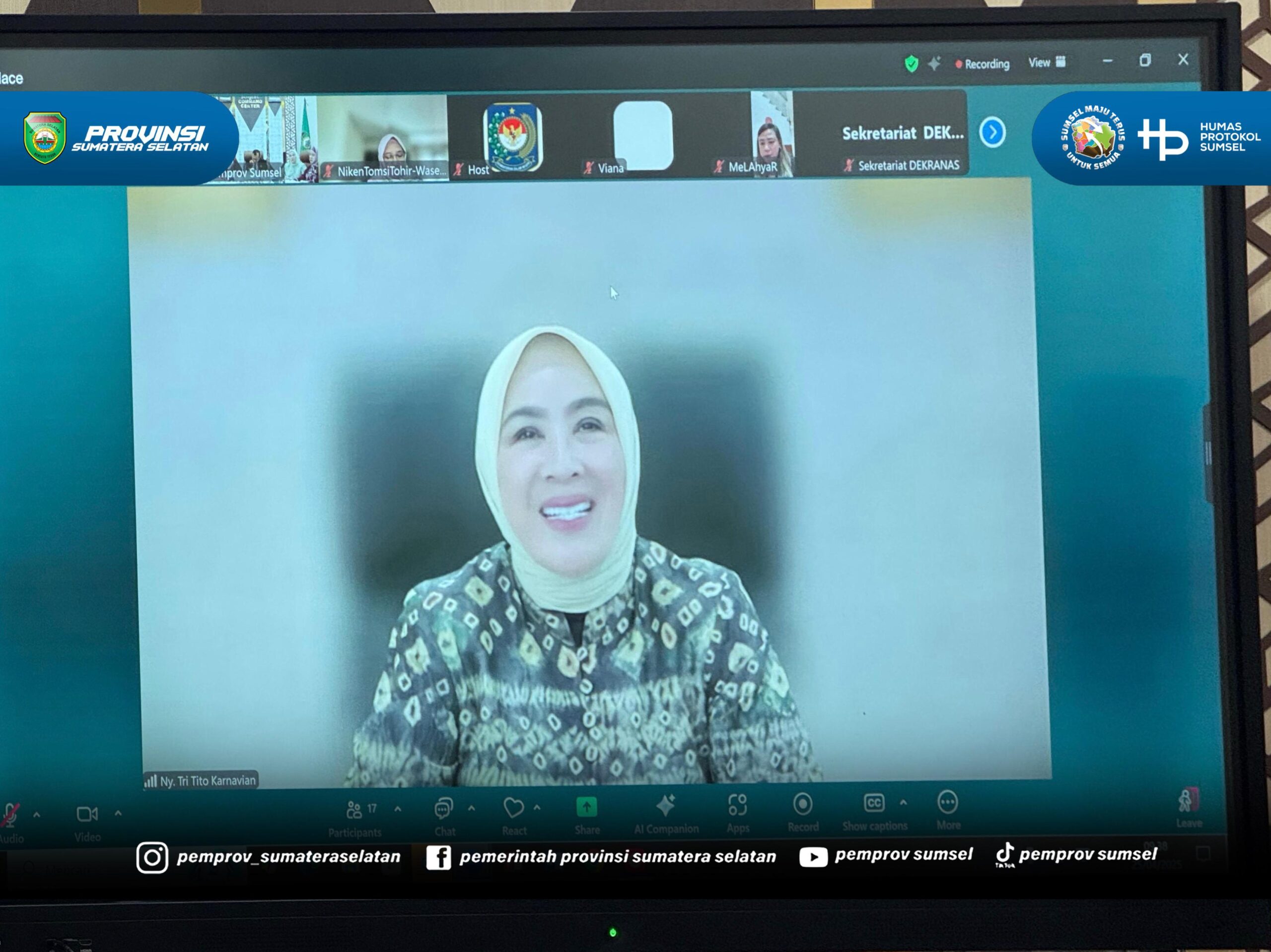 Pemprov Sumsel Siap Sukseskan Pagelaran Perdana Swarna Songket Nusantara 2025