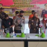 Polres Banyuasin Musnahkan 1.271 Gram Shabu Sitaan SATRES Narkoba