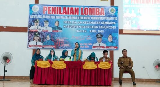 Penilaian 10 Pokok PKK Kecamatan Sembawa