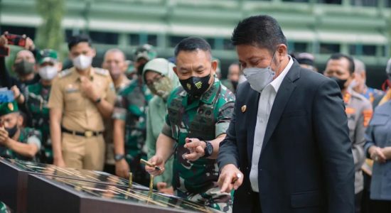 Resmikan Gedung Makodam II Sriwijaya dan Makorem 044/Gapo, Jenderal Dudung Puji Herman Deru