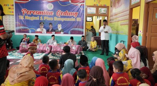 Bupati Banyuasin Resmikan Pembangunan dan Rehab Gedung TK Negeri 1 Banyuasin III 