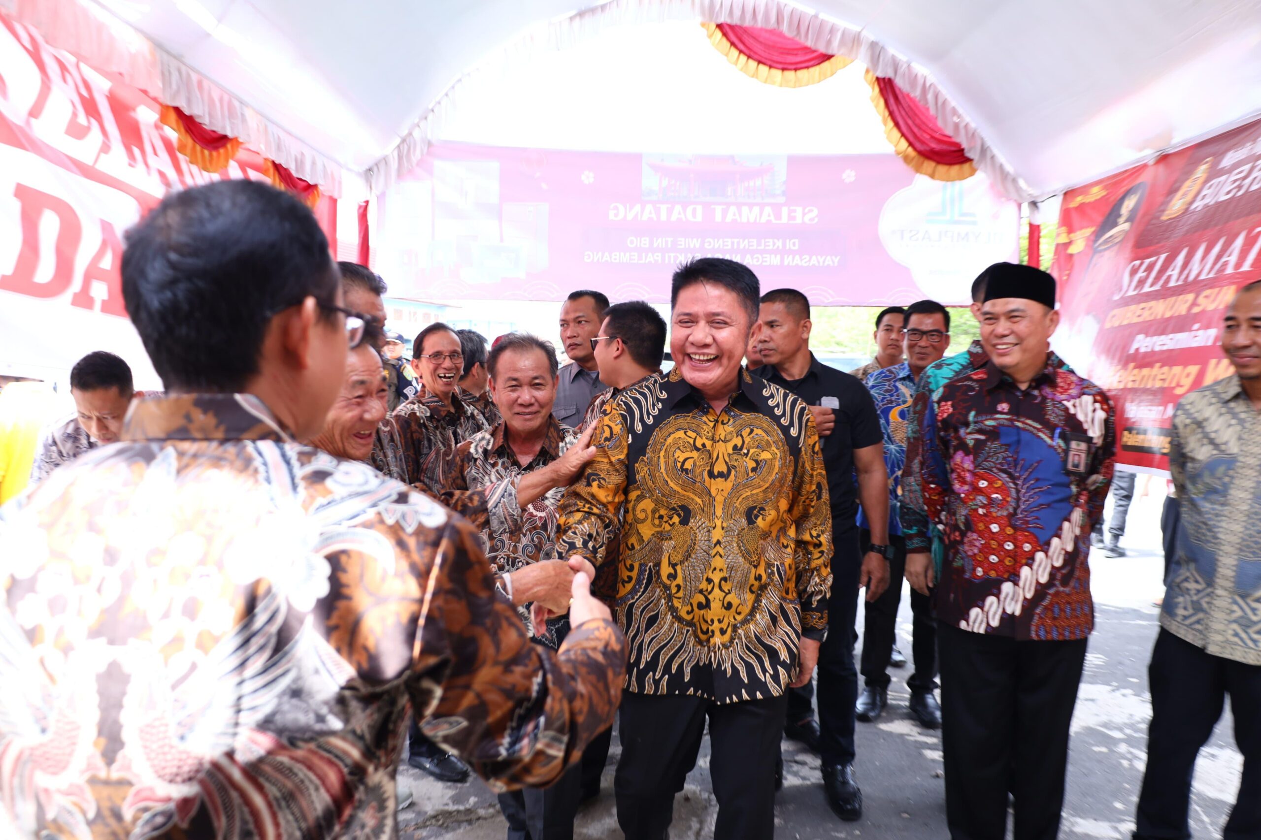Resmikan Kelenteng Wie Tien Bio Jakabaring, Herman Deru : Jaga Kerukunan antar Umat Beragama di Sumsel