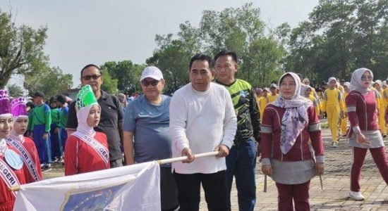 Ratusan Pelajar dan Guru Semarakkan Haornas Kabupaten OKU Timur