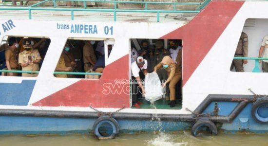 photoGridMaker_20200928_153618522 7 Ribu Bibit Ikan Tembakang di Tebar ke Sungai Musi