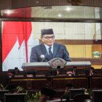 Bupati Muba H M Toha Sampaikan Pidato Perdana di Rapat Paripurna DPRD