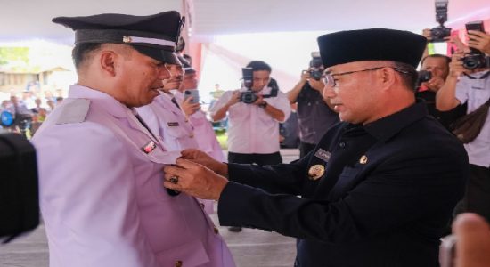 Pj Bupati Muba Lantik Kepala Desa Terpilih di Wilayah Sungai Keruh