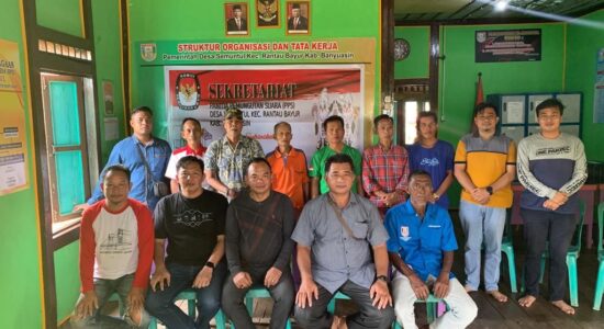 Polda Sumsel dan Polres Banyuasin Monitoring Desa Semuntul Kecamatan Rantau Bayur