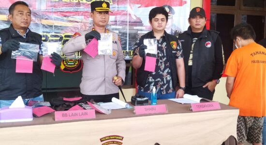 Awal Tahun, Polres Banyuasin Amankan Bandar Narkoba Jaringan Nasional
