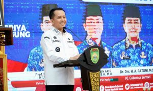 Pj Gubernur Agus Fatoni Targetkan Sumsel Jadi Juara Selaku Tuan Rumah Pornas Korpri 2025