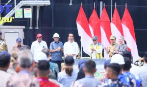 Pj Gubernur Sumsel Fatoni Dampingi Presiden Resmikan SPALDT Pertama di Indonesia