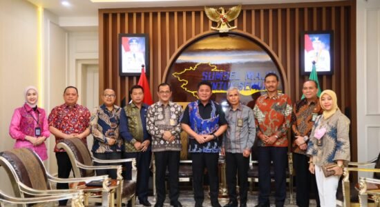 Gubernur Herman Deru Terima Audiensi Ketua PTTUN Palembang
