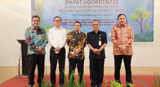 Pemprov-BPN Bersinergi Optimalkan Gugus Tugas Reforma Agraria di Wilayah Sumsel