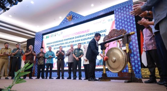 Tingkatkan Kamtibmas di Sumsel Jelang Pemilu, Herman Deru Perkuat Kolaborasi Forkopimda