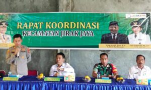 Bangun Sinergitas, Polsek Sungai Keruh Adakan Rakor Forkopimcam 2022