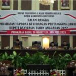 Meski Korum Rapat Paripurna LKPJ Bupati Banyuasin TA 2022 Berjalan Lancar