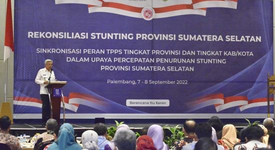 rekonsiliasi-stunting-sumsel Wagub : Pemprov dan 17 Kabupaten/Kota Target Turunkan Stunting 14 Persen