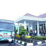 Roadsow Bus KPK Jelajah Negeri Bangun Antikorupsi Tiba di Prabumulih